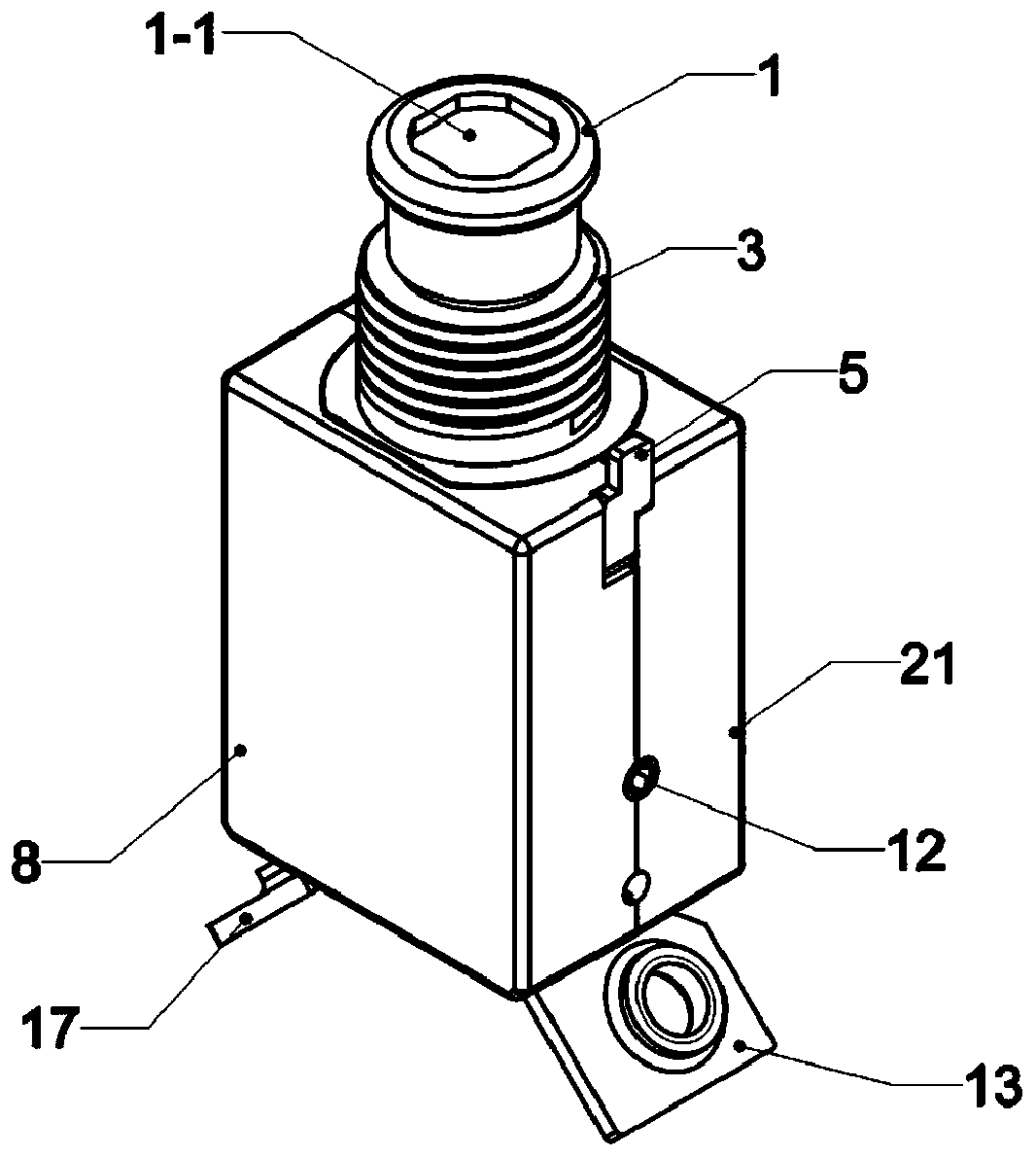 Low-current thermal tripping aviation circuit breaker