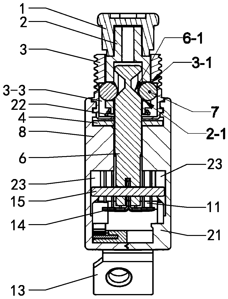 Low-current thermal tripping aviation circuit breaker