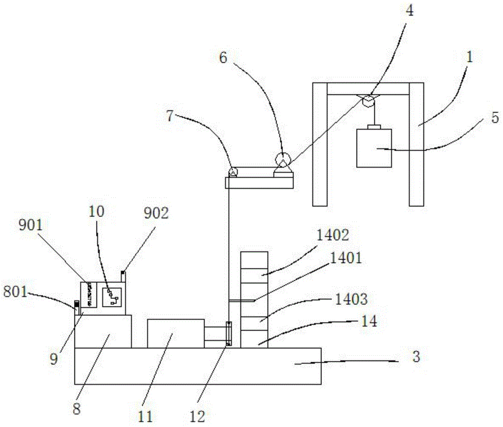 Safety control device of blowing converter bell type valve