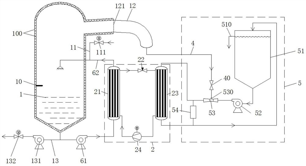 Heat pump vacuum low-temperature evaporation concentration system