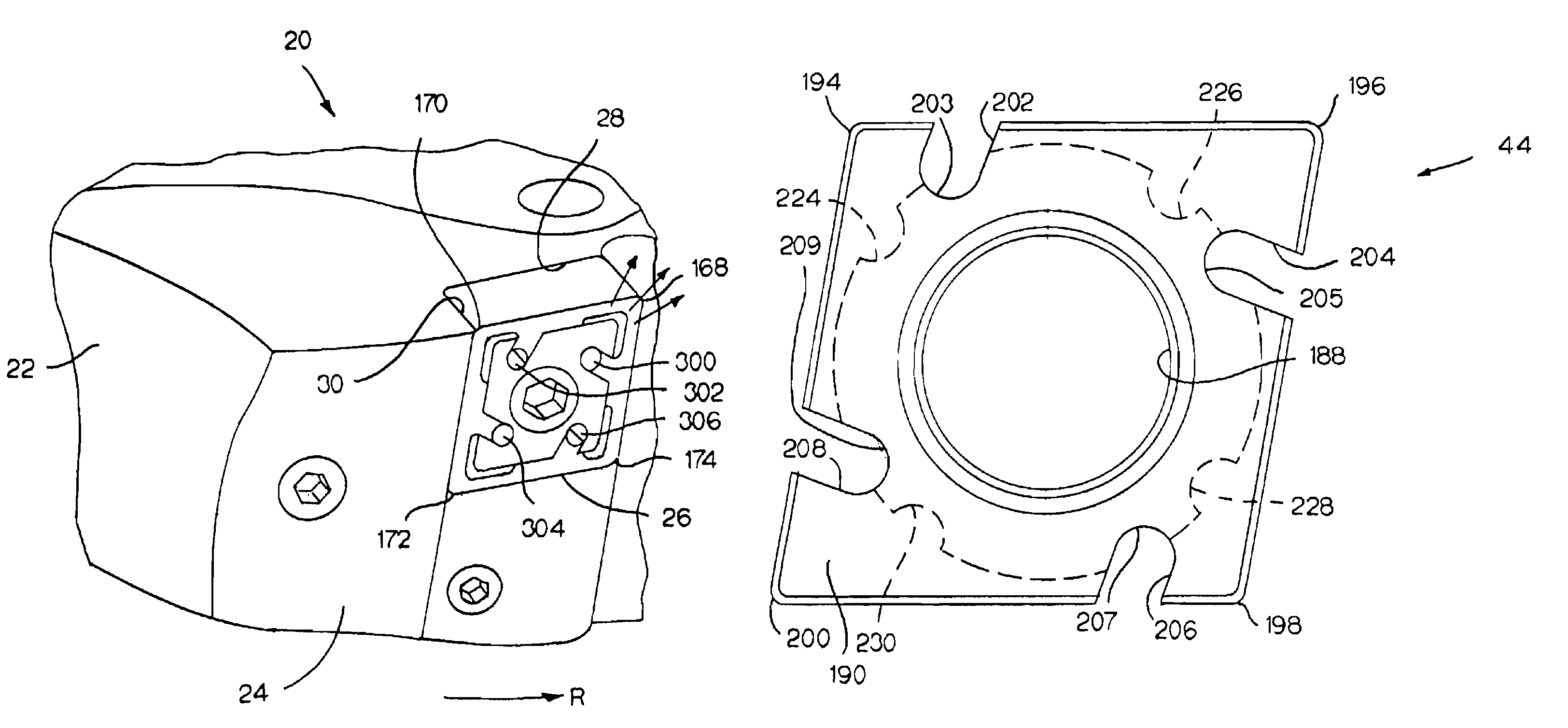 Cutting insert with coolant delivery and method of making the cutting insert