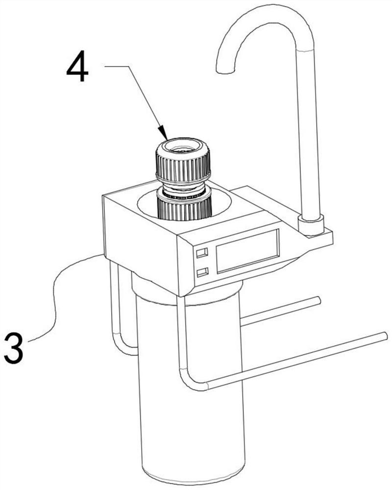 Carbon dioxide absorber matched with multifunctional connecting mechanism