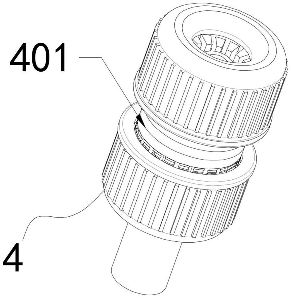 Carbon dioxide absorber matched with multifunctional connecting mechanism