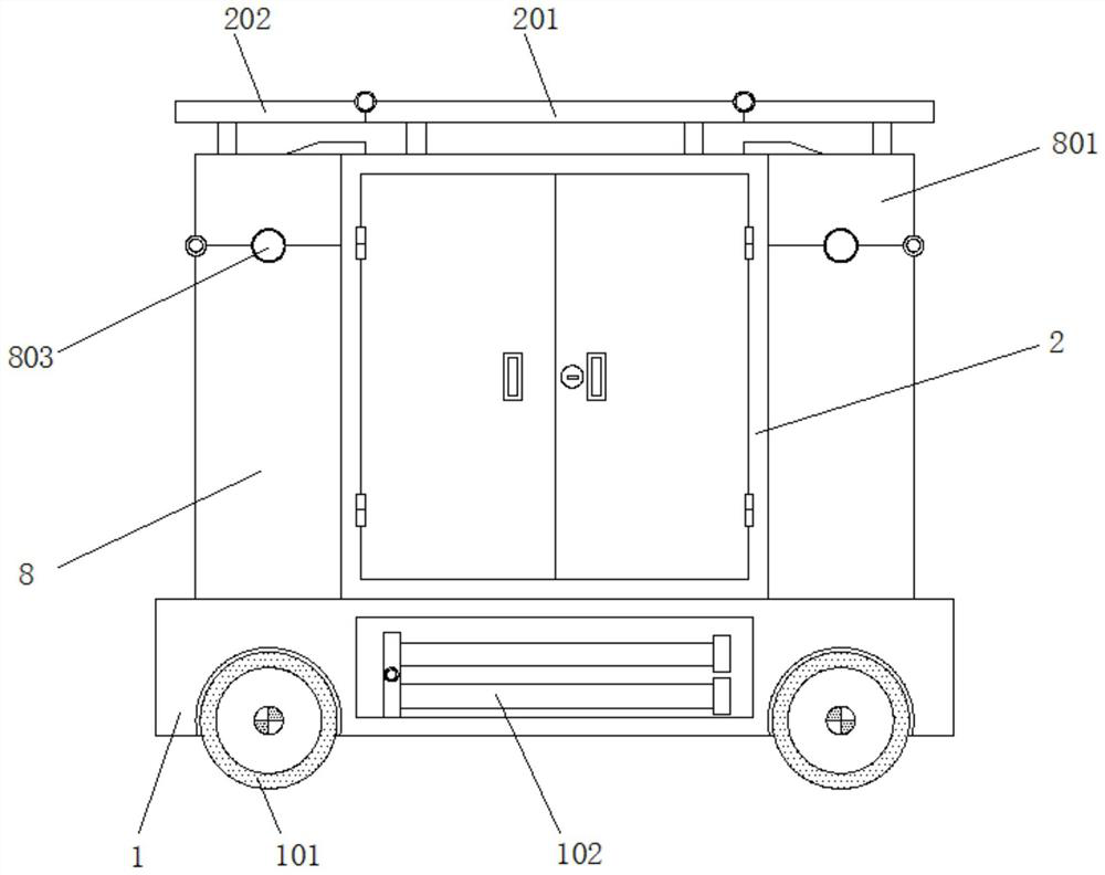 Special ground mobile power supply for general aviation aircraft