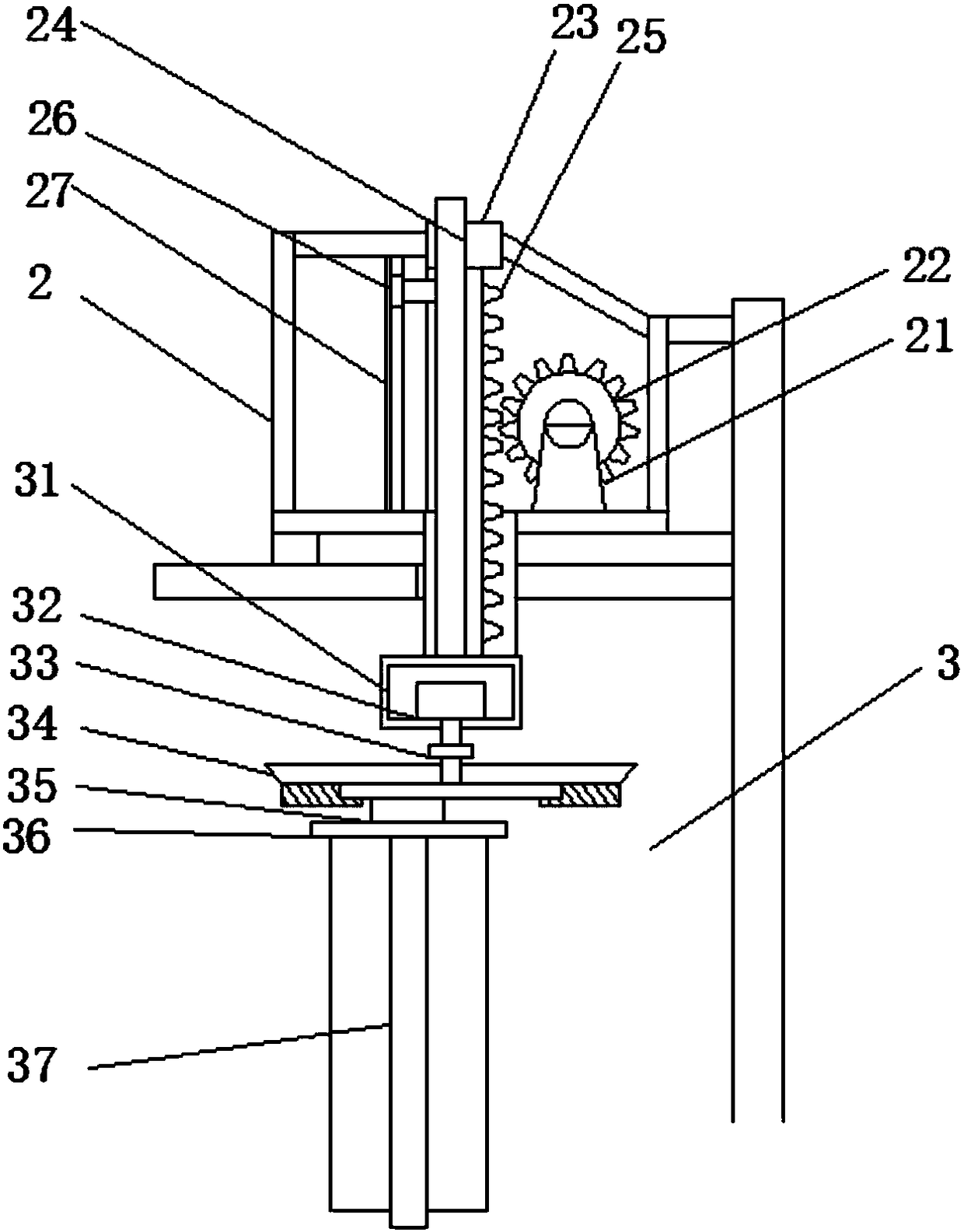 Dirt treatment device for environmental-protection cargo ship driving