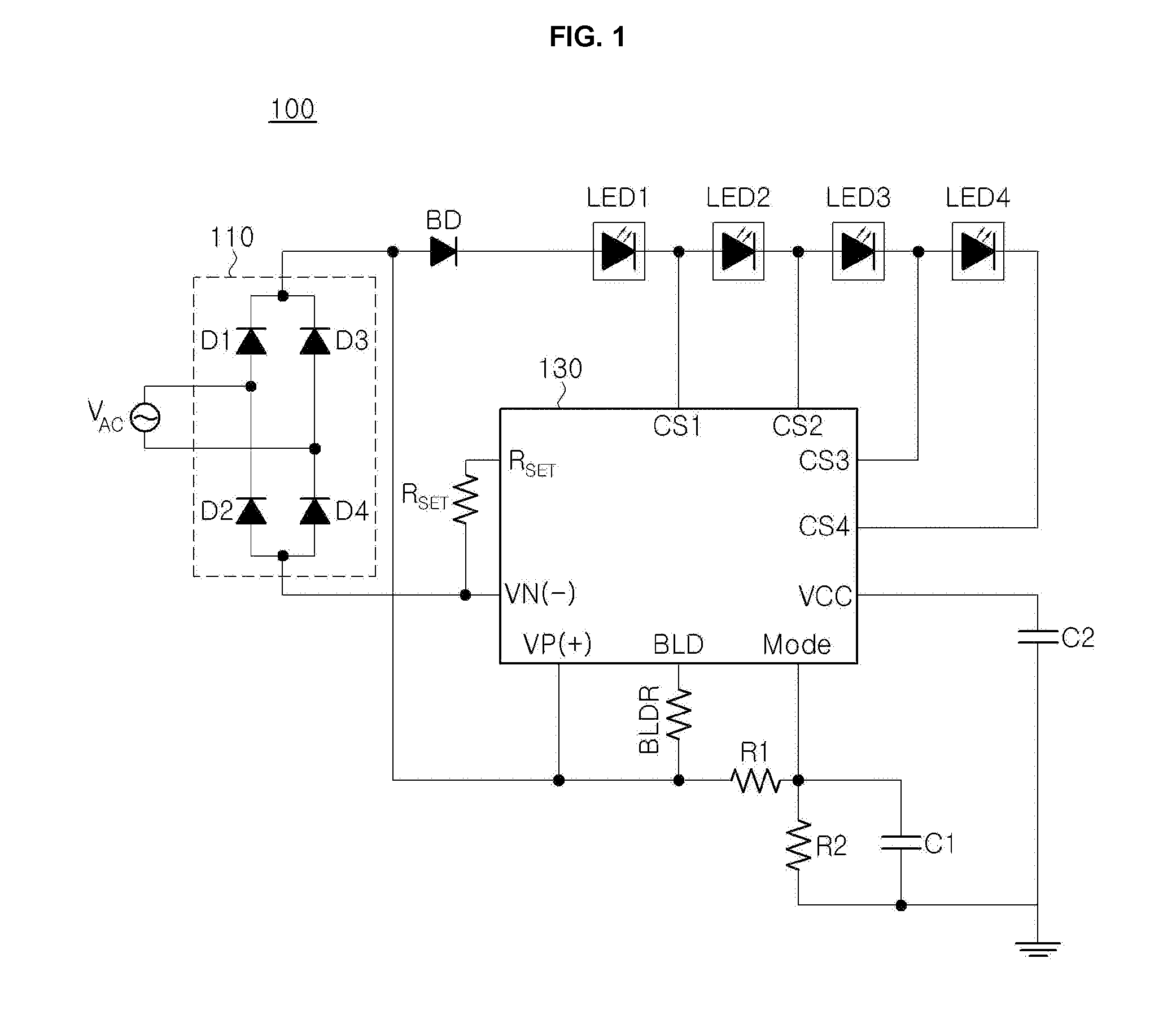 Driving circuit and lighting apparatus for light emitting diode