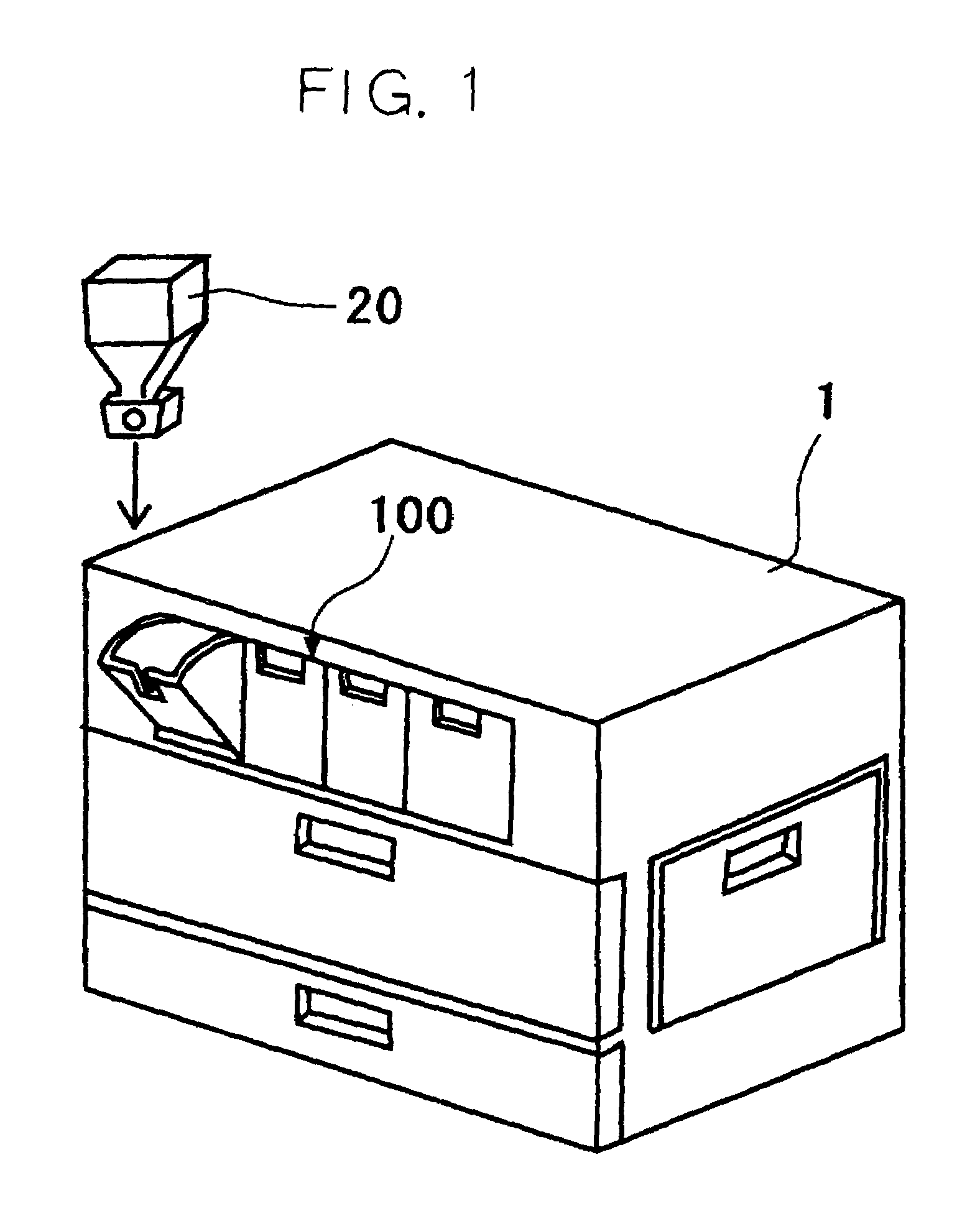 Toner replenishing device with timing control of toner replenishing device