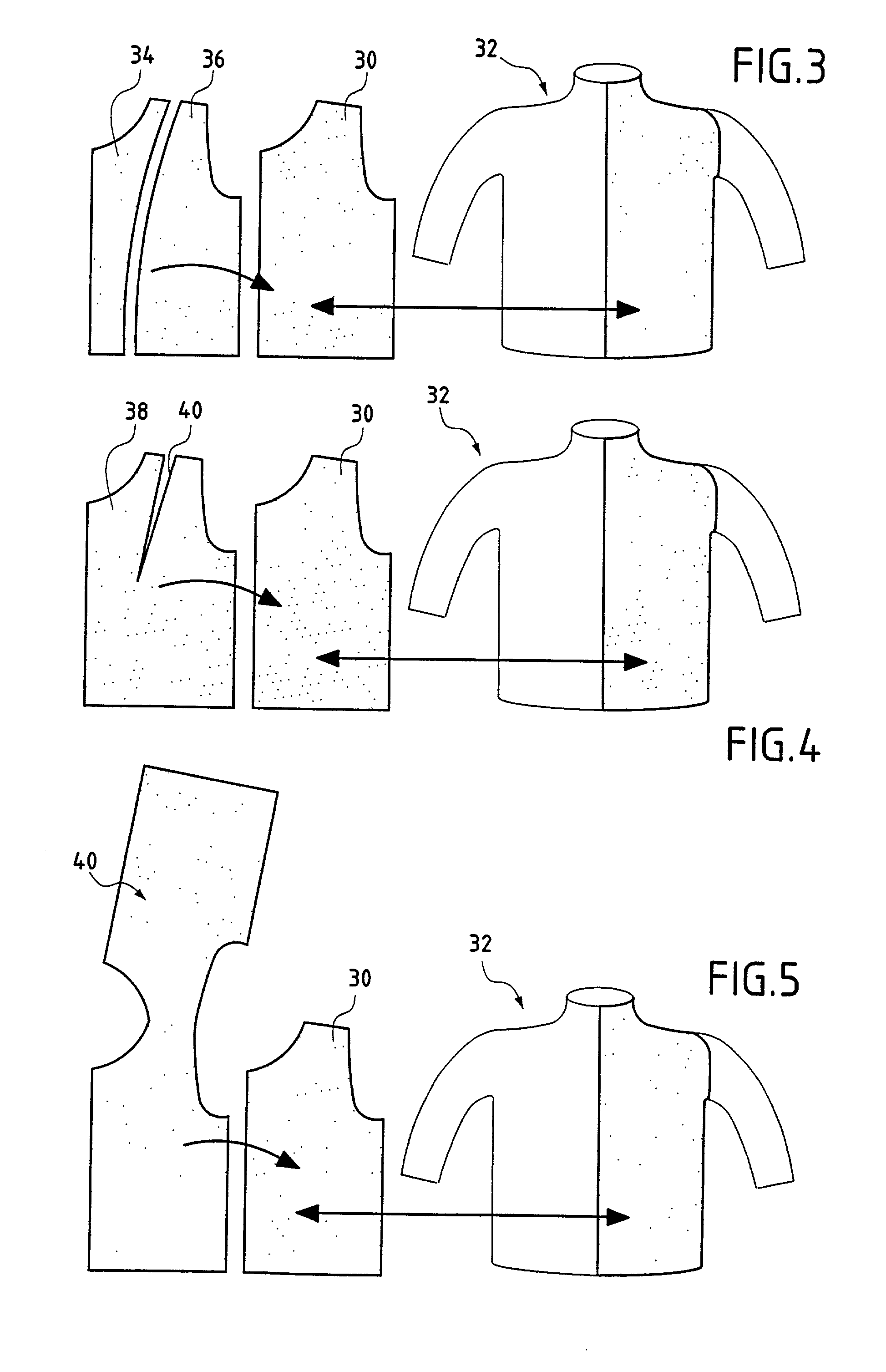 Method and device for simulating and representing the dressing of a mannequin