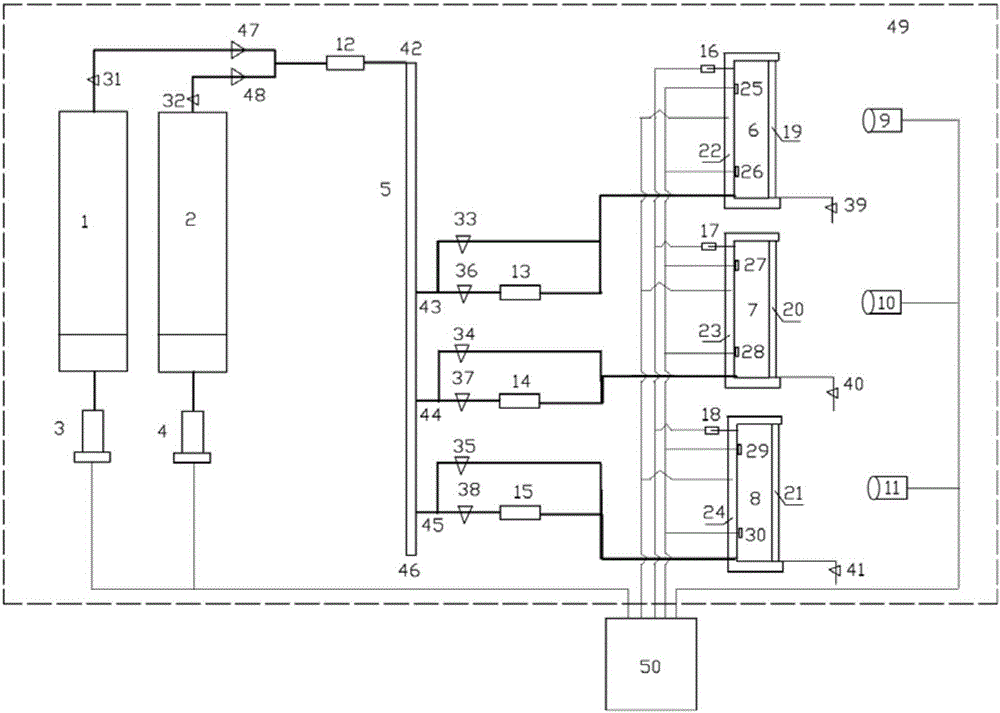 Foam property measuring device and method for oil extraction