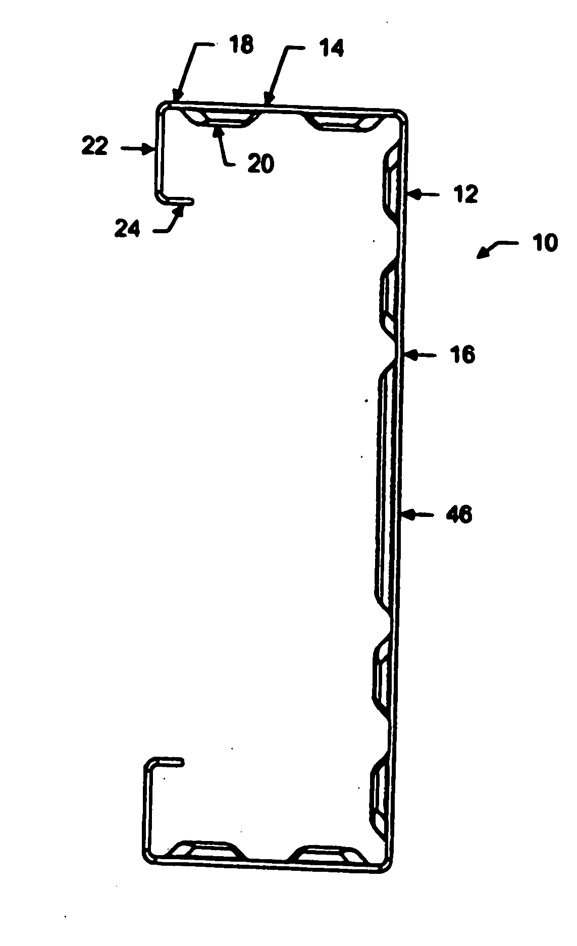 Light steel structural members