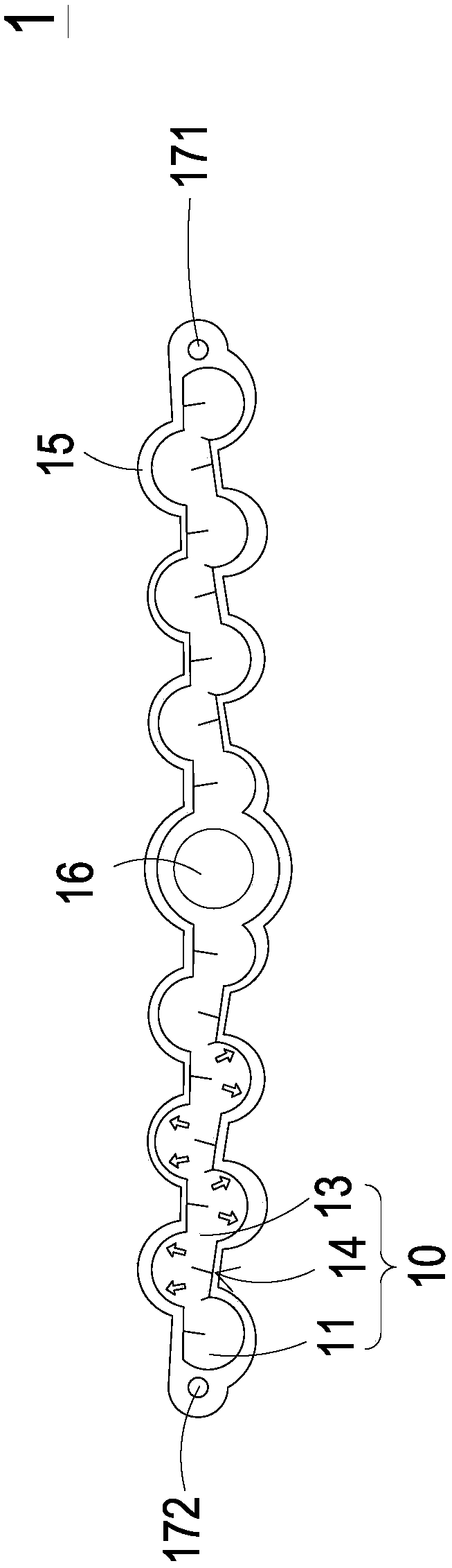 Pneumatic elastic band and inflation system applying the same