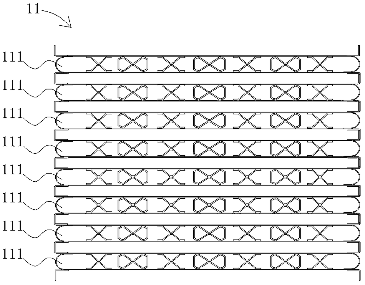 Grid steel frame, grid steel frame trial assembling device and grid steel frame manufacturing method