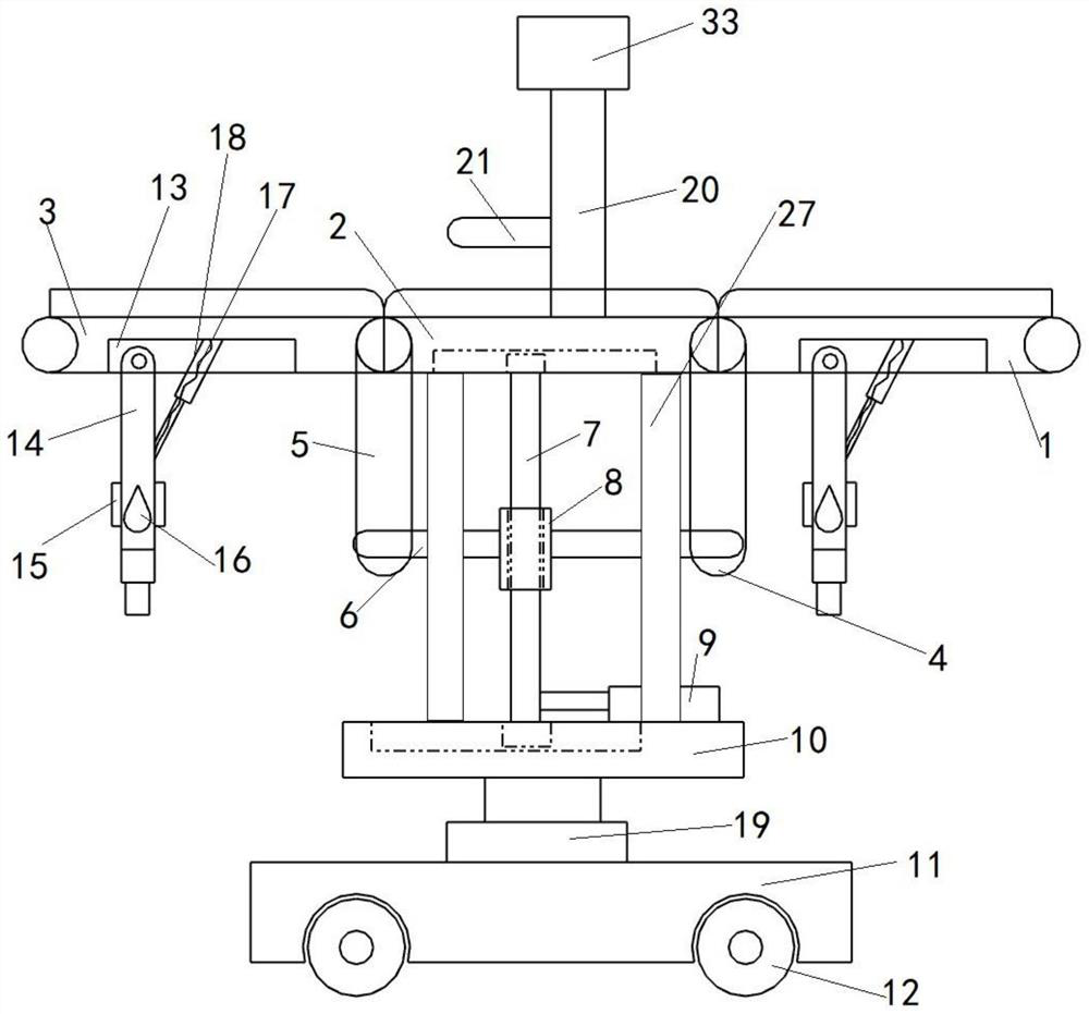 Rehabilitation nursing device for anesthesia awakening patient