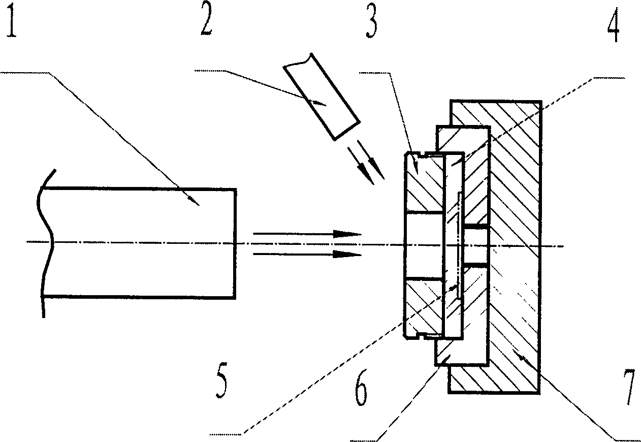 Laser impact treating method and apparatus with ice as constraint layer