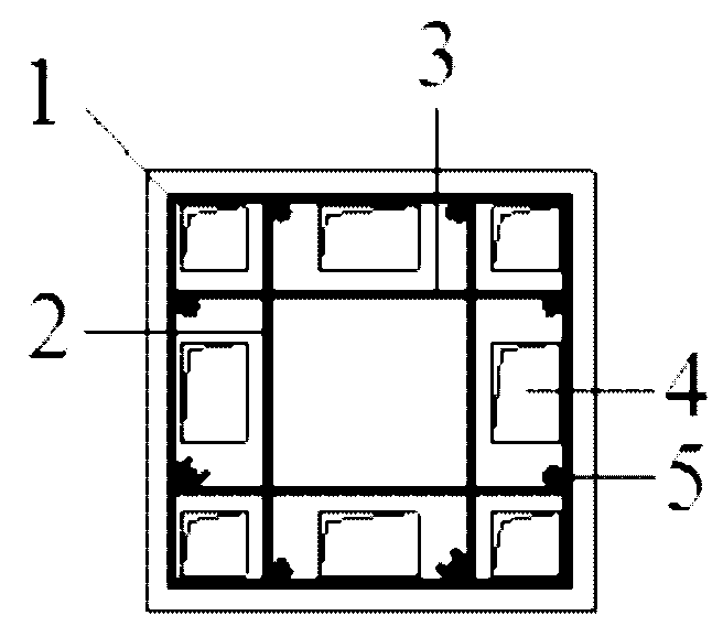 Prefabricated reinforced concrete assembled column and its manufacturing method