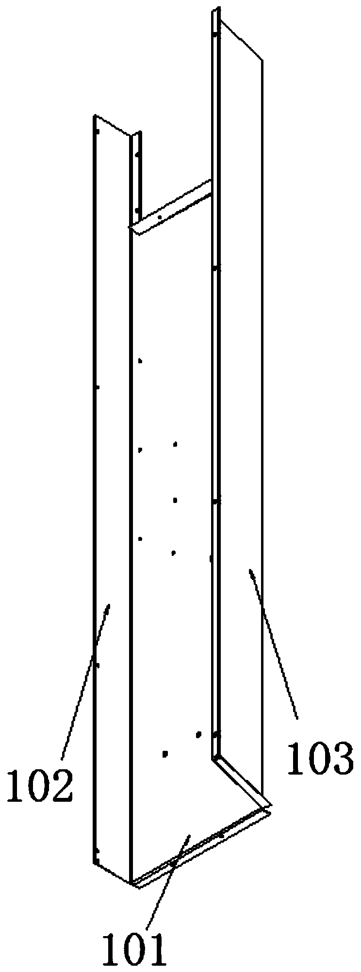 Interior structure of air conditioner equipment with compact structure