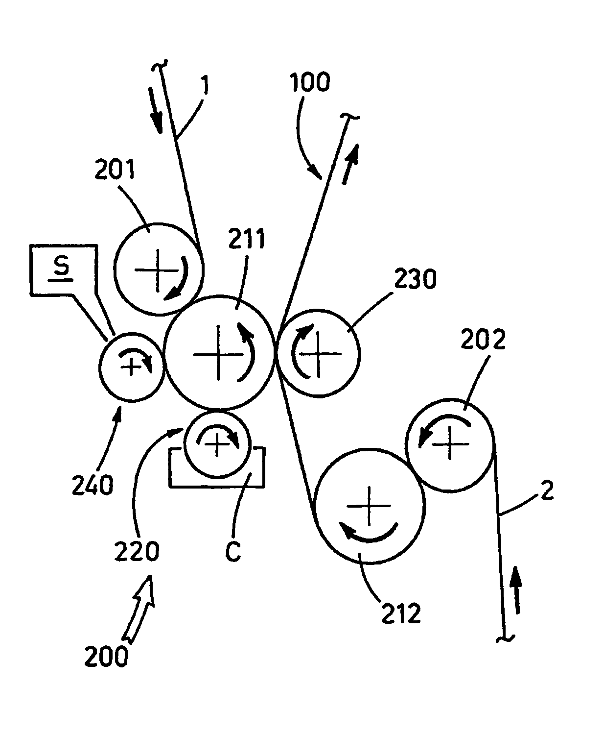 Method and an apparatus for producing exam table paper rolls