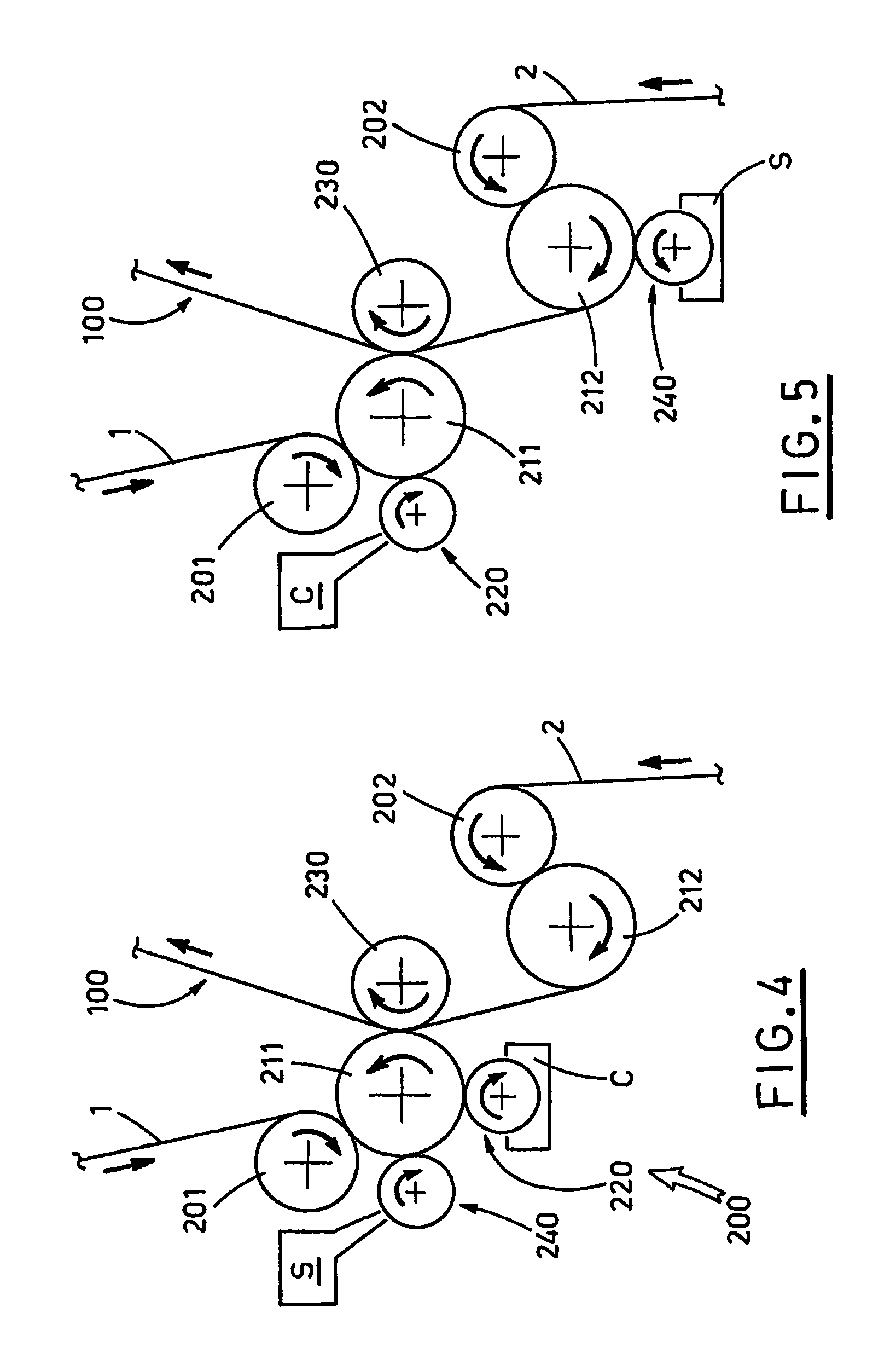 Method and an apparatus for producing exam table paper rolls