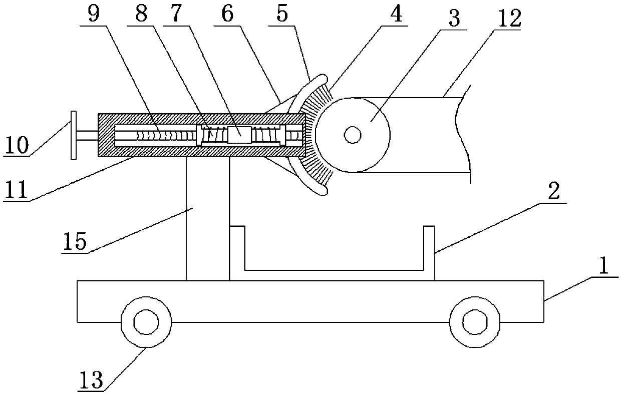 Reductive copper powder collection device