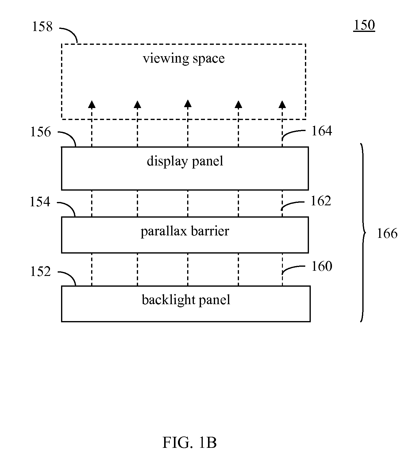 Backlighting array supporting adaptable parallax barrier