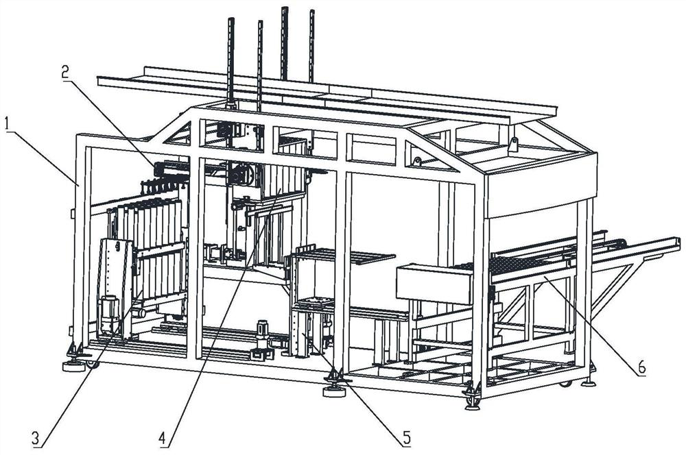 Efficient and stable automatic cup stacking machine