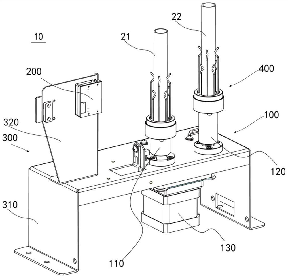 Multi-station rotary bar code scanning device and in-vitro diagnosis equipment