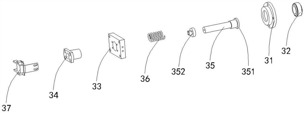 In-place detection device and AGV forklift