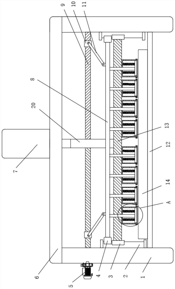 Rapid moon cake shaping device for poria cocos moon cake production