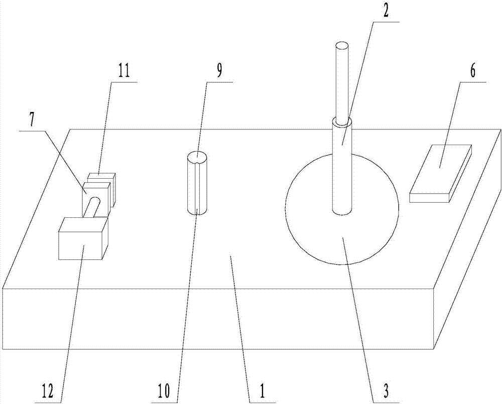 Folding type band placing device for stainless steel band