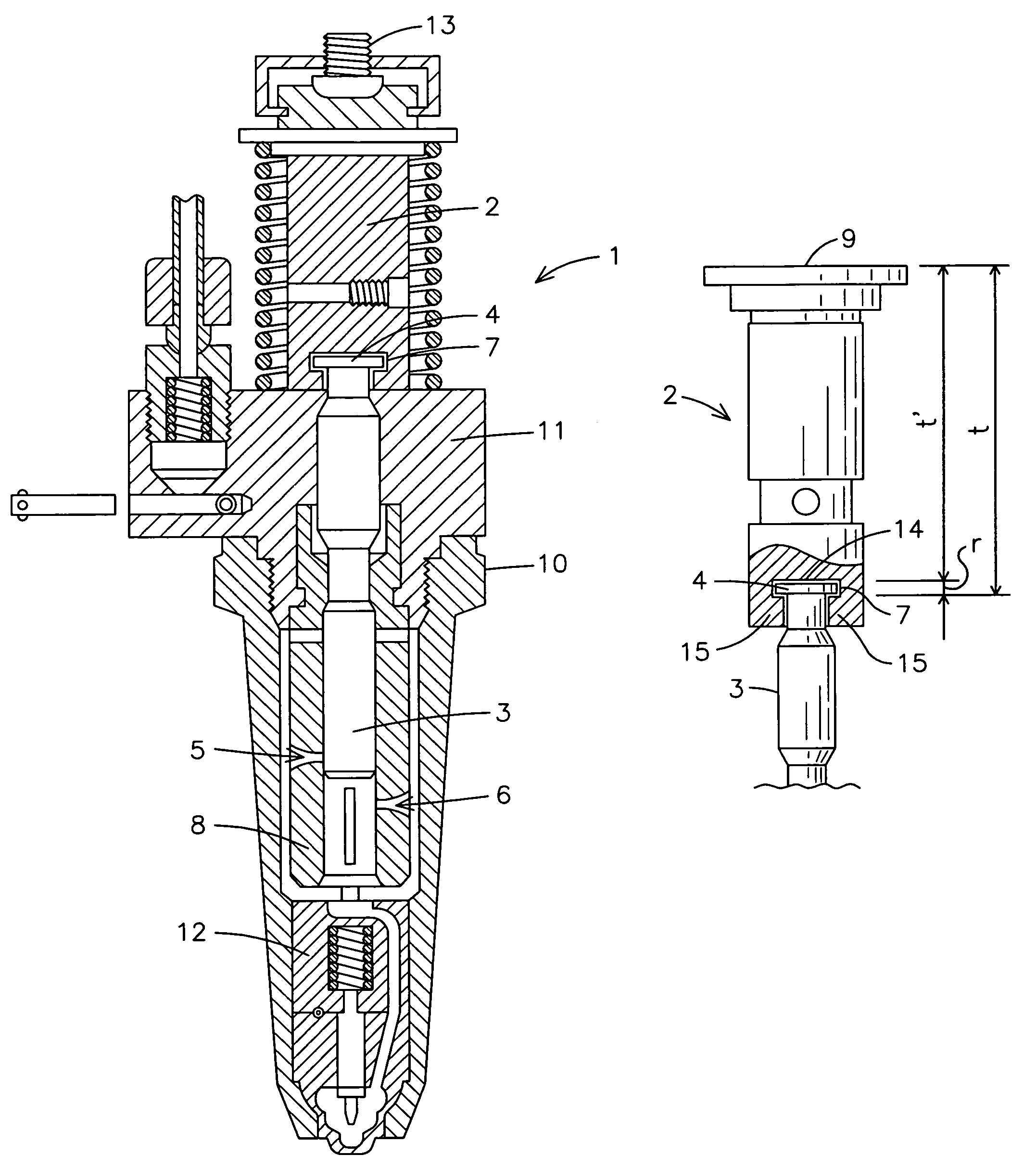 Methods of retarding injection timing of mechanical unit injectors using a modified pump follower