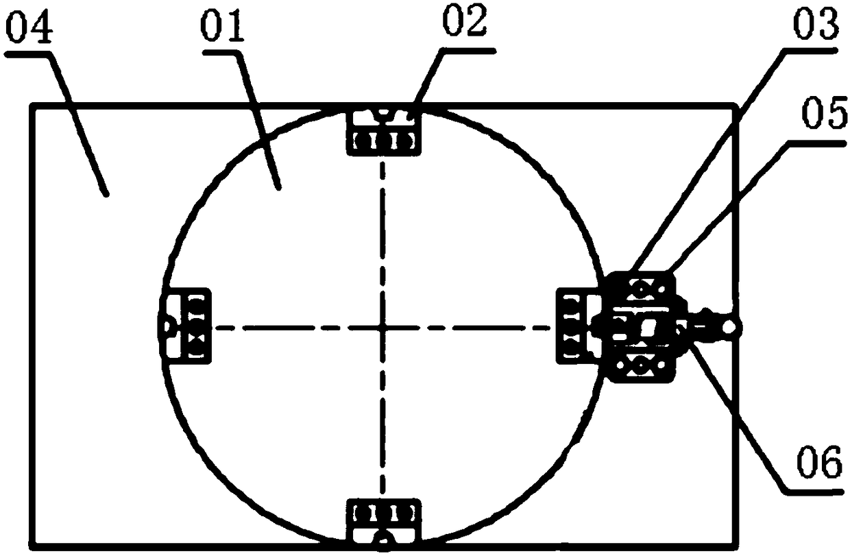 A lifting and rotating positioning device