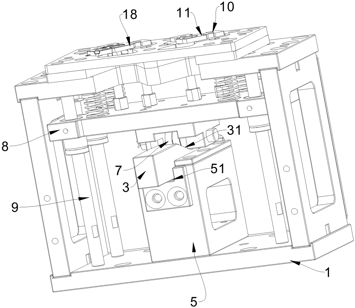 Clamping and fixing device