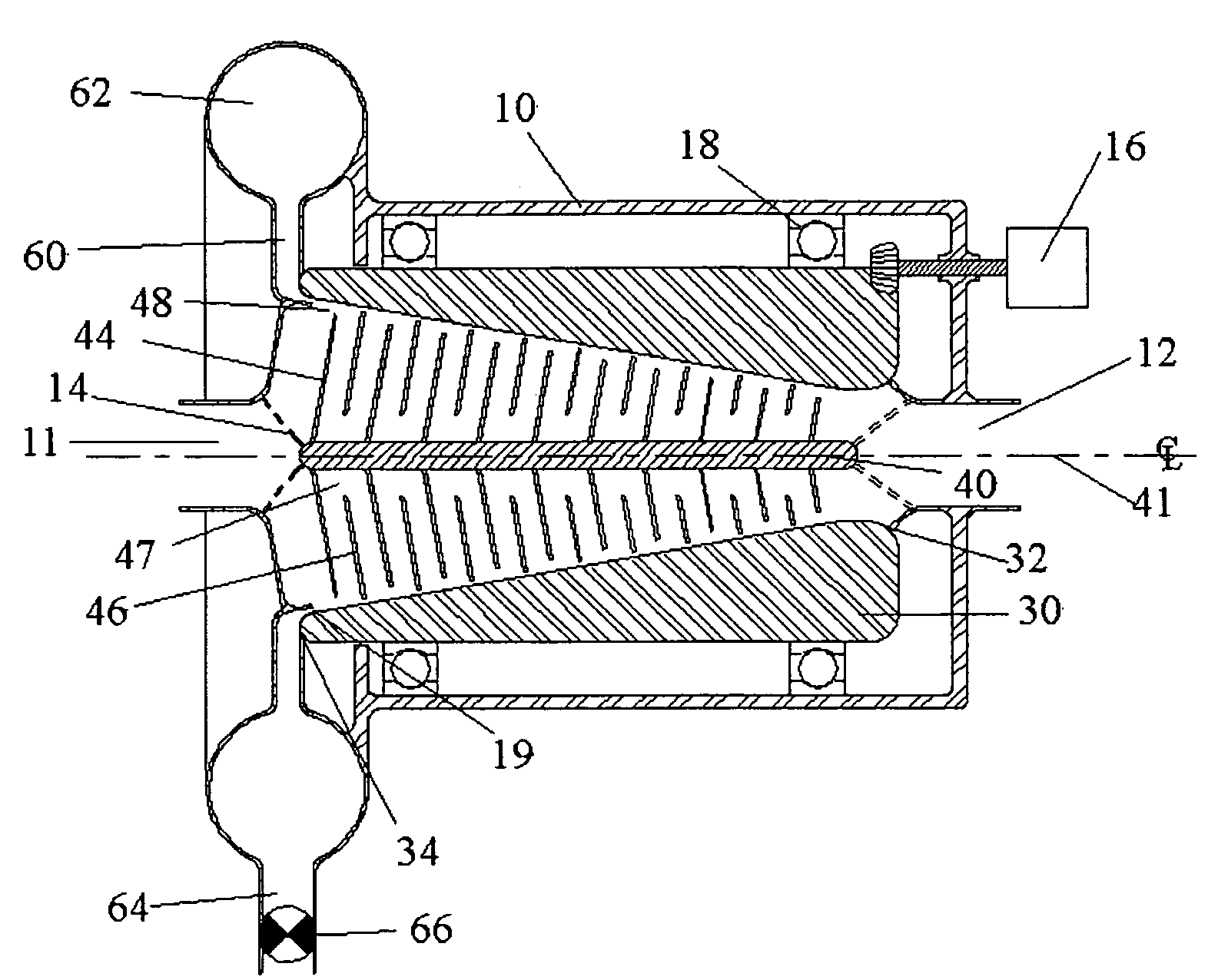 Method and apparatus for separating particles