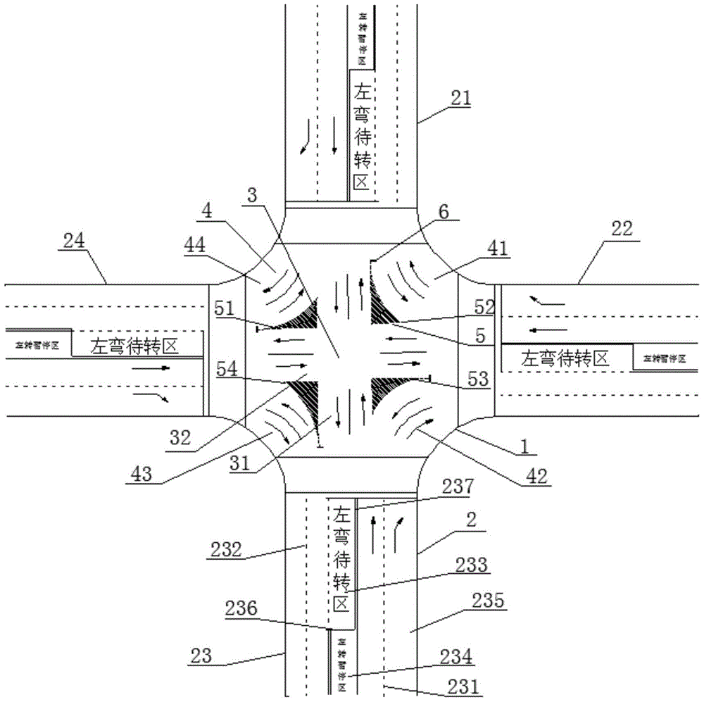 A Conflict-Free Two-Phase Signalized Intersection