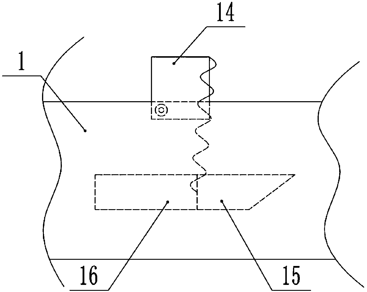 A guardrail punching device