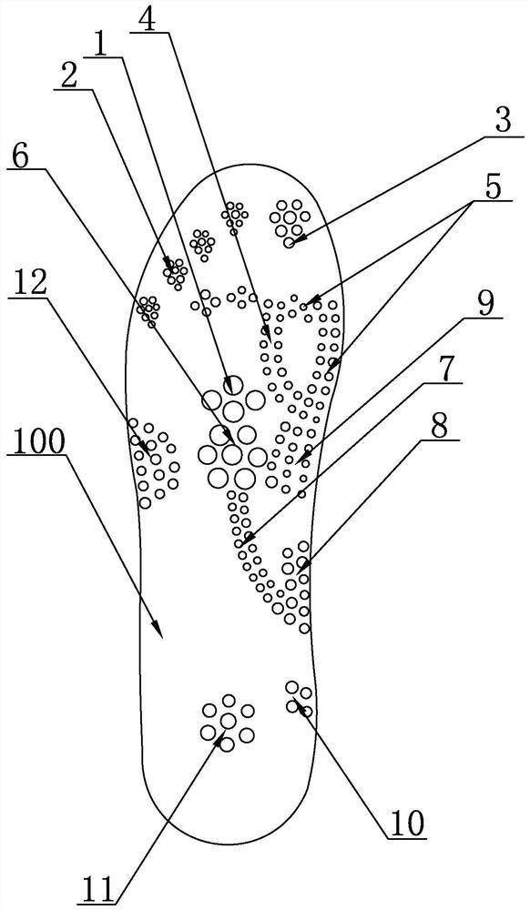 Anti-osteoporosis insole and processing technology thereof