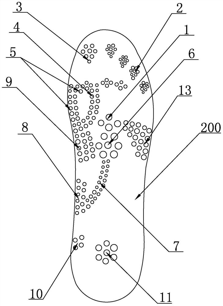 Anti-osteoporosis insole and processing technology thereof