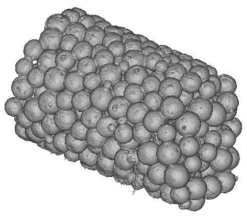 Method for preparing phosphomycin calcium/hexagonal mesoporous silicon/poly glycolide-co-lactide (PLGA) bone tissue stent