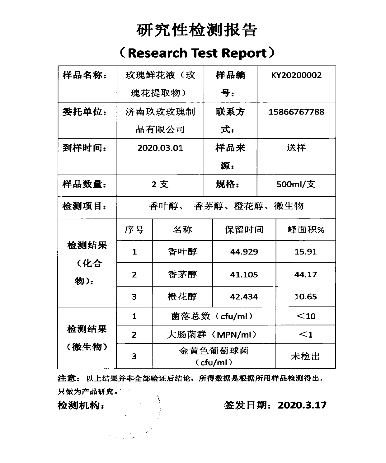 Rose anthocyanin oral liquid and preparation method thereof