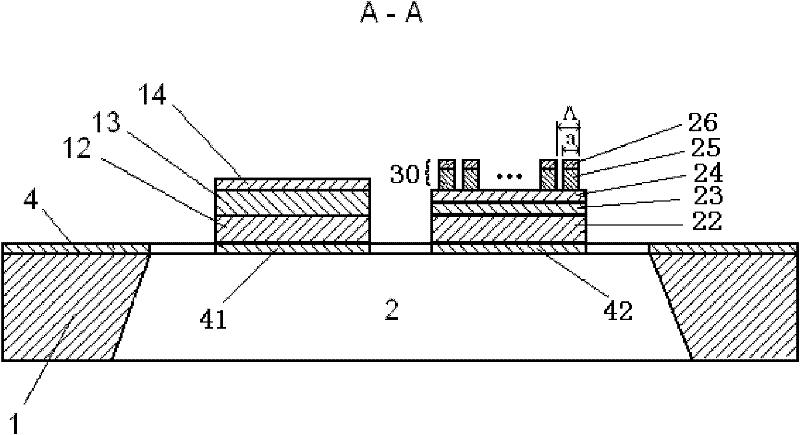 Thermal radiation infrared transmitting and probing integrated device