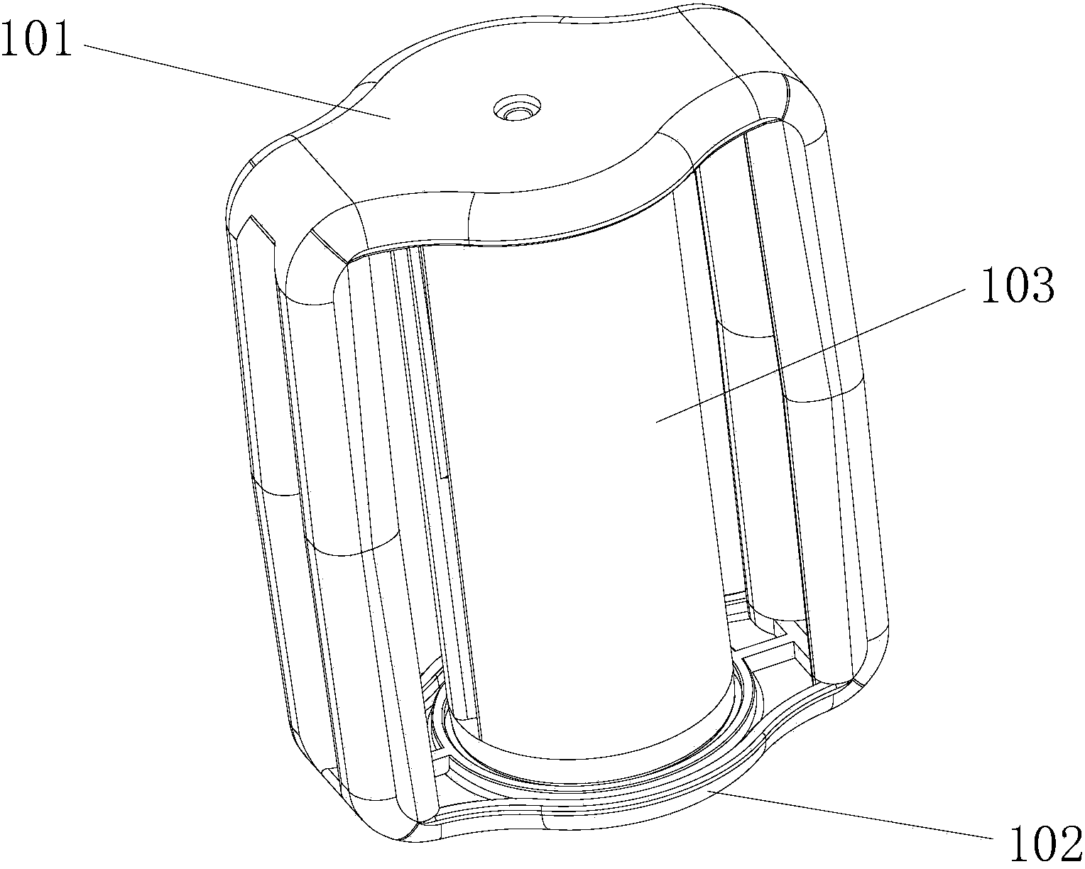 Coiling device for flexible circuit plate