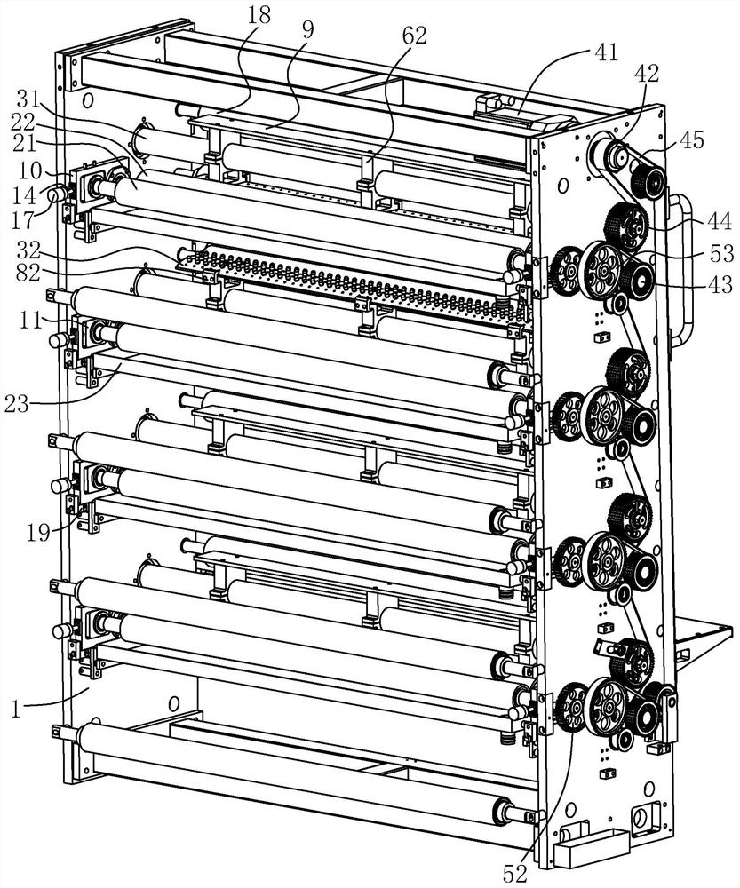 A horizontal dispensing device