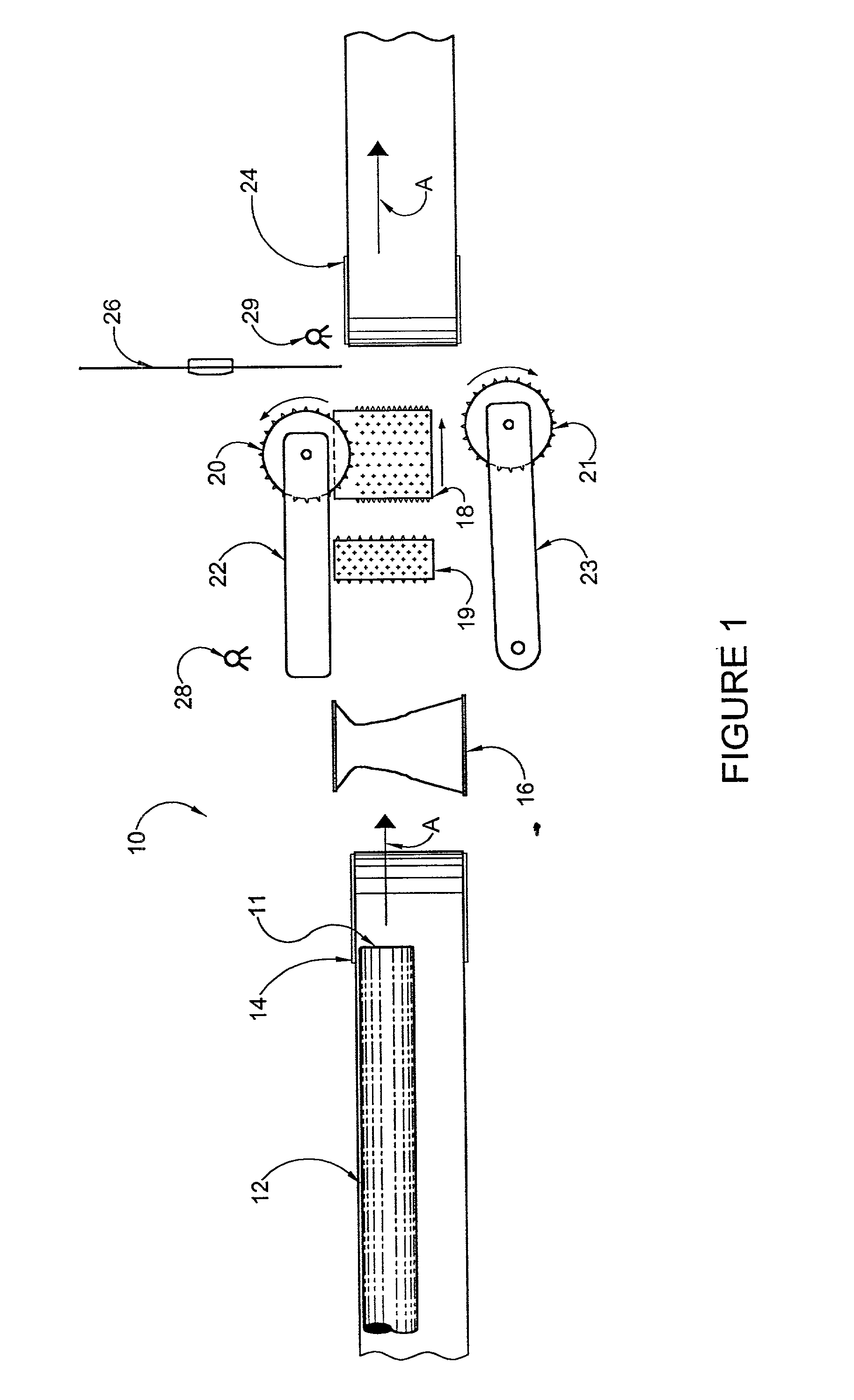 Method and apparatus for bucksawing logs