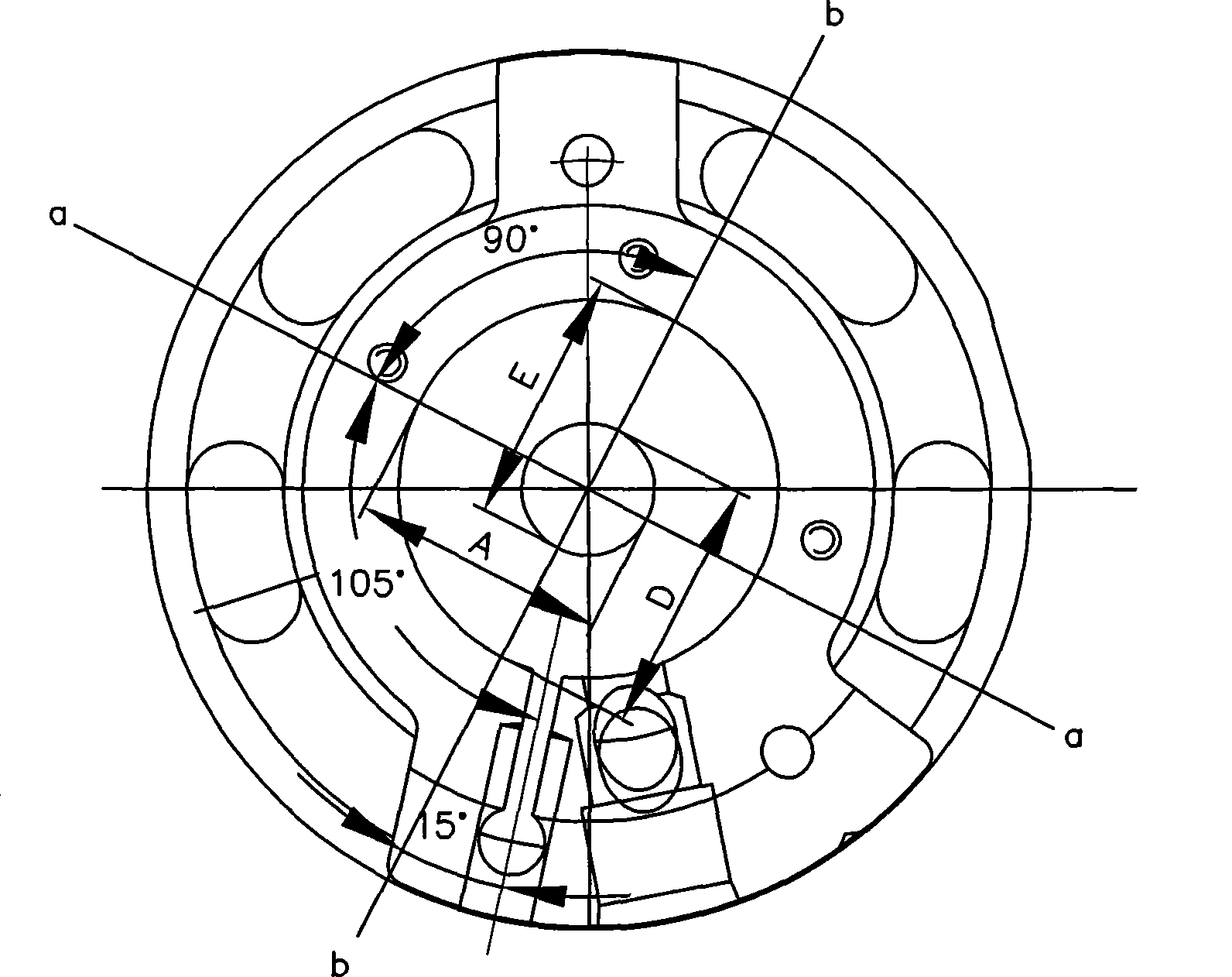 Assembling method of rotary double cylinder compressor pump body