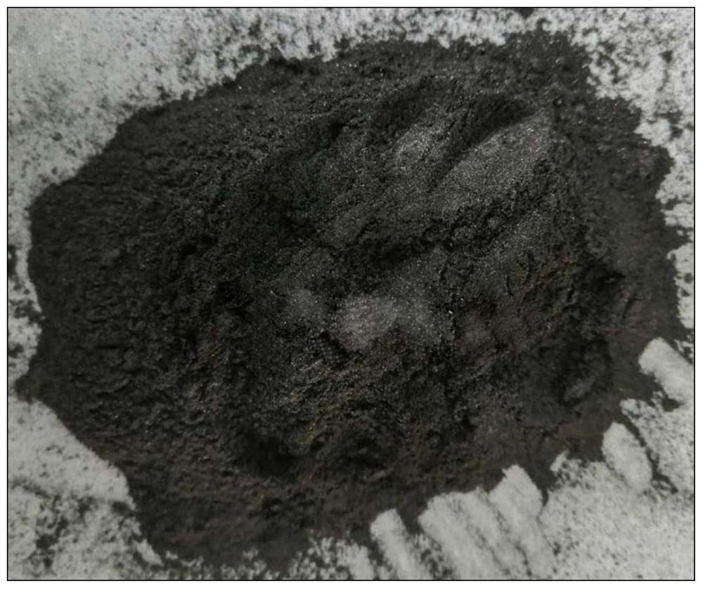 A kind of preparation method and application of graphene powder