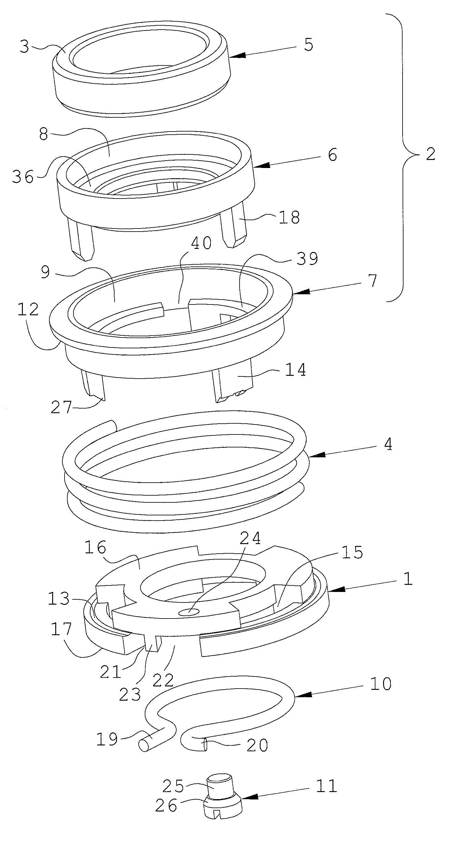 Axial face seal assembly