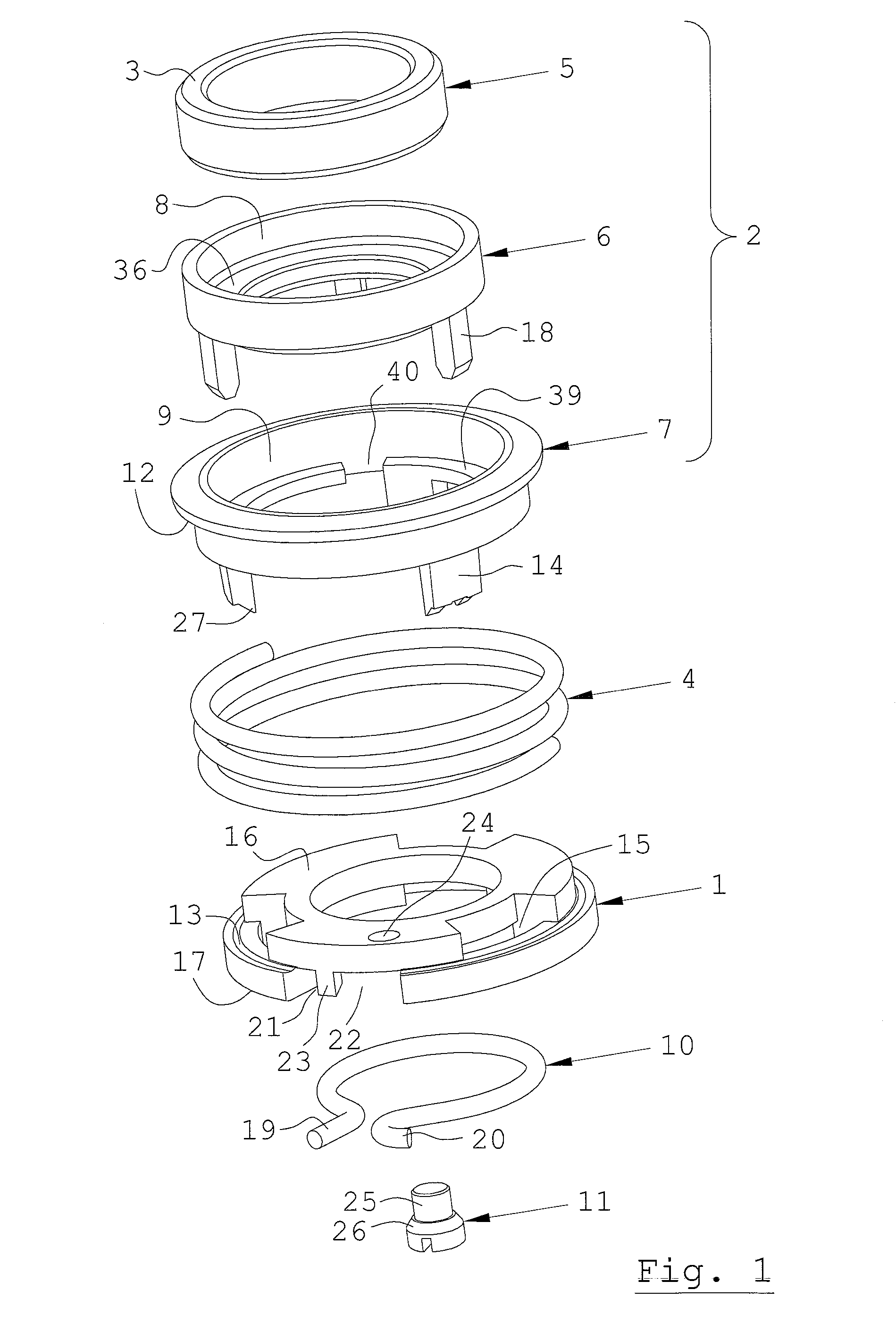 Axial face seal assembly