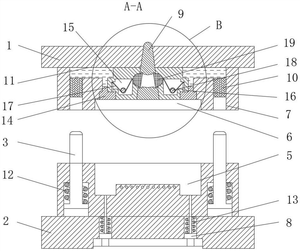 A precision mold for processing plastic products