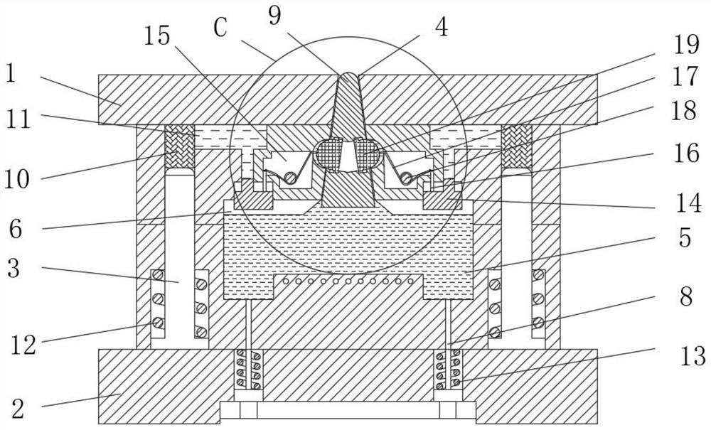 A precision mold for processing plastic products