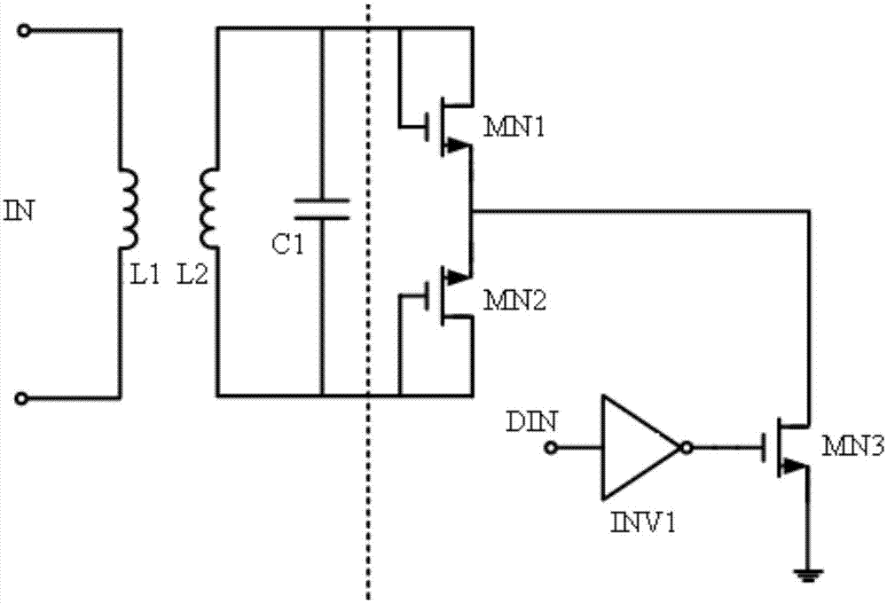 Load modulating module in radio-frequency identification (RFID)